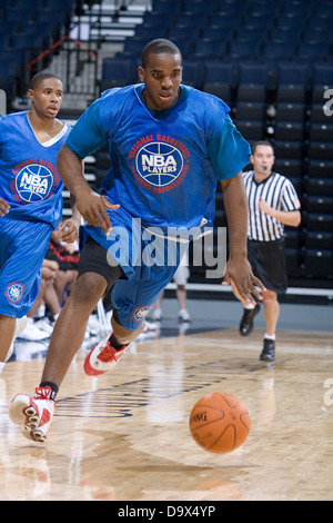 Samardo Samuels (Newark, NJ / St. Benedikt). Die National Basketball Players Association statt ein Lager für die Top 100 High School Basketball-Perspektiven in der John Paul Jones Arena an der University of Virginia in Charlottesville, VA vom 20. Juni 2007 durch 23. Juni 2007. Stockfoto