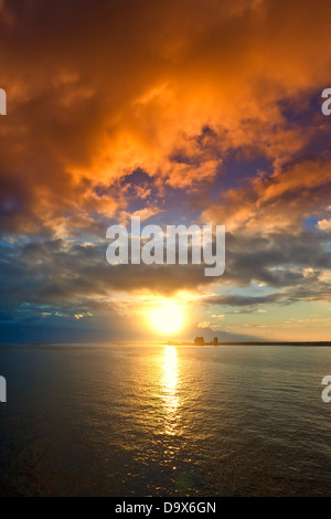 Sonnenaufgang über Nassau, bahamas Stockfoto