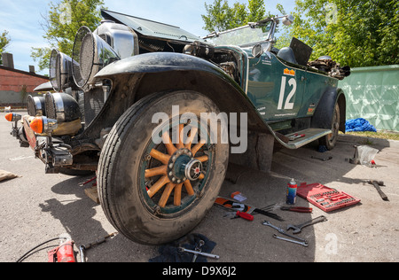 Retro-Auto Buick 25 X 1929 Jahr reparieren Stockfoto