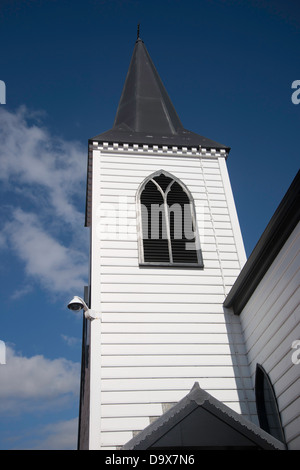 Norwegische Kirche in Cardiff Bay Stockfoto