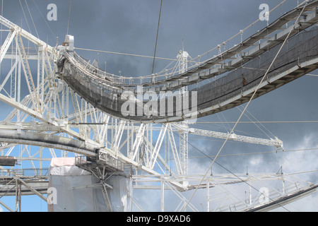 Oberen Weg von Areceibo Beobachtung Zentrum Puerto Rico Stockfoto