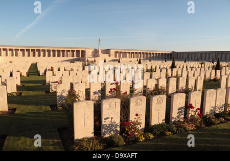 die gefunden British Cemetery, Ovillers-La Boisselle, Somme, Frankreich. Stockfoto