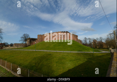 Chester Schloß aus Sandstein von William dem Eroberer erbaut Stockfoto