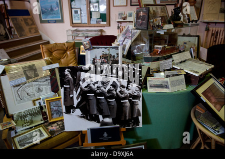 Churchill Memorabilia Sammlung bedroht in Bletchley Park, Milton Keynes, Buckinghamshire, England, Heimat der Enigma. Stockfoto