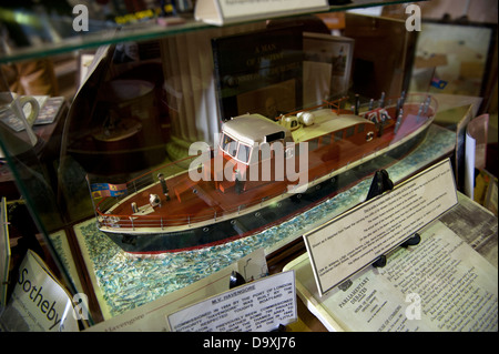 Churchill Memorabilia Sammlung bedroht in Bletchley Park, Milton Keynes, Buckinghamshire, England, Heimat der Enigma. Stockfoto