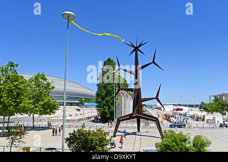 Parque Das Nações Lissabon Portugal Stockfoto