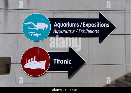 La Cité De La Mer, Museum, Cherbourg, Hafen, Manche, Region Basse-Normandie, Cotentin, Frankreich Stockfoto