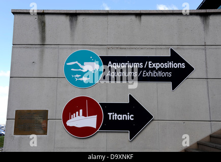 La Cité De La Mer, Museum, Cherbourg, Hafen, Manche, Region Basse-Normandie, Cotentin, Frankreich Stockfoto