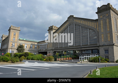 La Cité De La Mer, transatlantische Ferry Terminal, Museum, Cherbourg, Hafen, Manche, Region Basse-Normandie, Cotentin, Frankreich Stockfoto