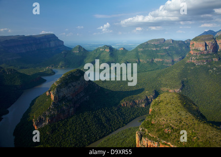 Blick über Blyde River Canyon, Mpumalanga, Südafrika Stockfoto