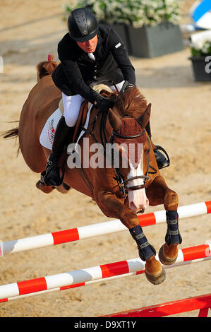 Monte-Carlo, Monaco. 28. Juni 2013. Michael Whitaker [GBR] während der LONGINES Global Champions Tour-Veranstaltung von Monte-Carlo. Stockfoto