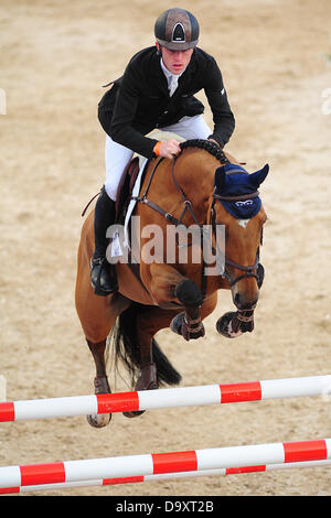 Monte-Carlo, Monaco. 28. Juni 2013. Scott Brash [GBR] während der LONGINES Global Champions Tour-Veranstaltung von Monte-Carlo. Stockfoto