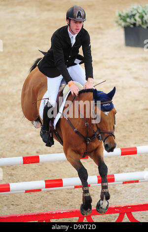 Monte-Carlo, Monaco. 28. Juni 2013. Scott Brash [GBR] während der LONGINES Global Champions Tour-Veranstaltung von Monte-Carlo. Stockfoto