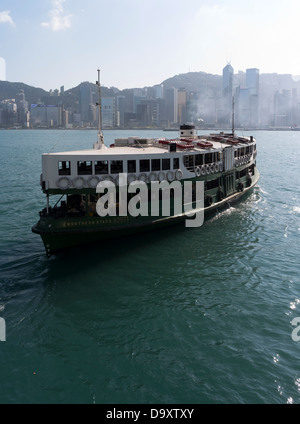 dh Star Ferry HONG KONG HARBOUR HONG KONG star Fähre Schiff Insel Victoria Hafen hk Stockfoto