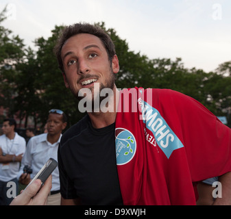 Der sechste Steve Nash Stiftung Showdown Stockfoto