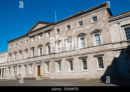 Leinster House (1745) georgianischen Gebäude mit nationalen Parlament Kildare Street Dublin Irland Mitteleuropa Stockfoto