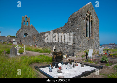 Str. Marys Kirche Howth Abtei und Friedhof Howth Halbinsel in der Nähe von Dublin Irland Europa Stockfoto