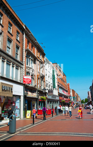 Earl Street North street Dublin Irland Mitteleuropa Stockfoto