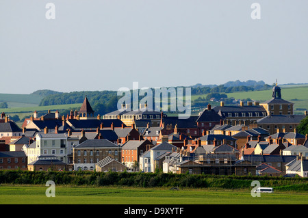 Blick auf Verkehrssysteme Dorf in der Nähe von Dorchester Dorset UK Stockfoto