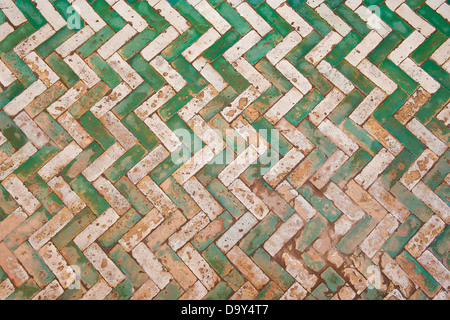 marokkanische Kachelhintergrund Stockfoto