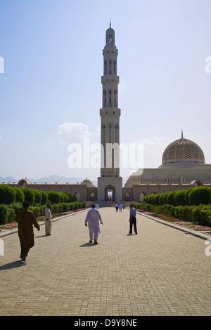 Ghala & Al-Ghubrah, im Volksmund bekannt als die große Moschee, Muscat, Oman Stockfoto