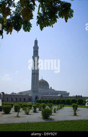 Ghala & Al-Ghubrah, im Volksmund bekannt als die große Moschee, Muscat, Oman. Stockfoto