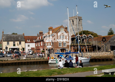 Das Quay River Frome Wareham Dorset Engalnd UK Stockfoto