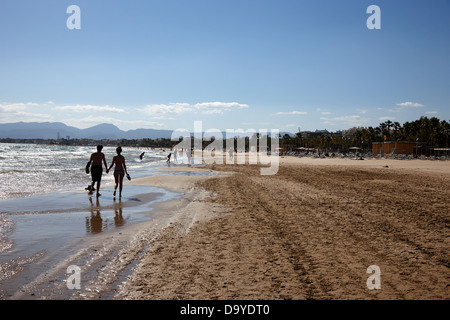 Playa de Levante Salou Katalonien Spanien Stockfoto