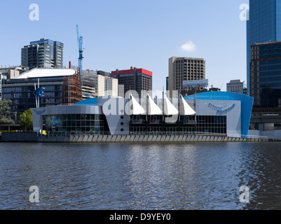 dh Yarra River MELBOURNE Australien Melbourne Aquarium Gebäude Stockfoto