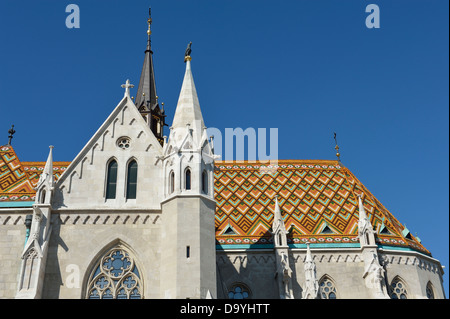 Matthiaskirche, Burgviertel, Budapest Ungarn Europa EU Stockfoto