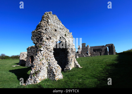 Die Ruinen von Leiston Abbey in der Nähe von Aldeburgh in Suffolk County, England, Großbritannien Stockfoto