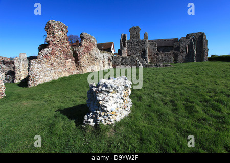 Die Ruinen von Leiston Abbey in der Nähe von Aldeburgh in Suffolk County, England, Großbritannien Stockfoto