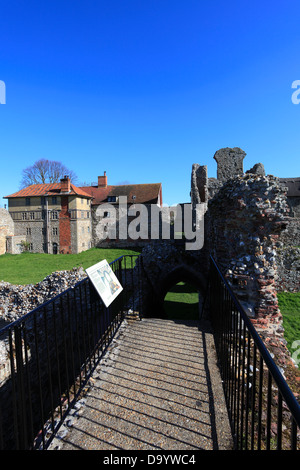 Die Ruinen von Leiston Abbey in der Nähe von Aldeburgh in Suffolk County, England, Großbritannien Stockfoto