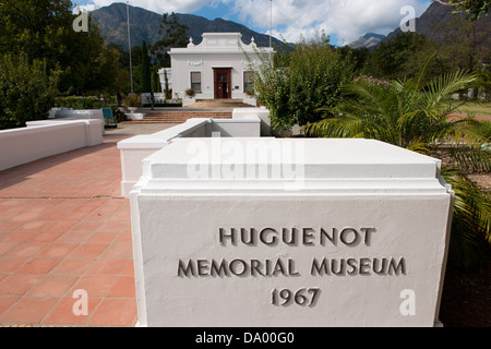 Hugenotten-Gedenkmuseum, Franschhoek, Südafrika Stockfoto