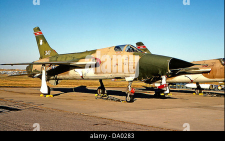 127. tactical Fighter Training Squadron - Republik F-105G-1-RE Thunderchief 63-8347 Stockfoto