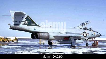 132d Fighter Interceptor Squadron - McDonnell F-101-100-MC Voodoo-57-415 Stockfoto