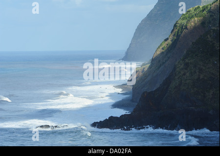 Nord-Küste in Ponta Delgada Madeira Stockfoto