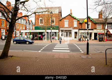 Zebrastreifen in Lytham St Annes Stockfoto