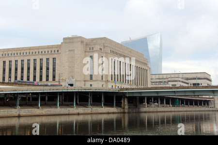 30th Street Station, Pennsylvania größte Bahnhof, Philadelphia. Stockfoto