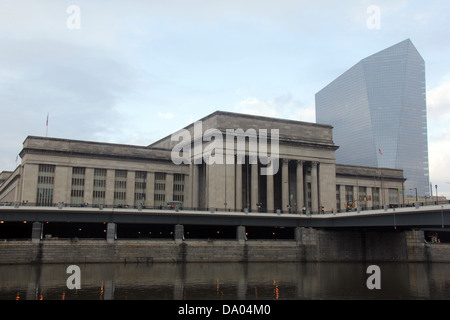 30th Street Station, Pennsylvania größte Bahnhof, Philadelphia. Stockfoto