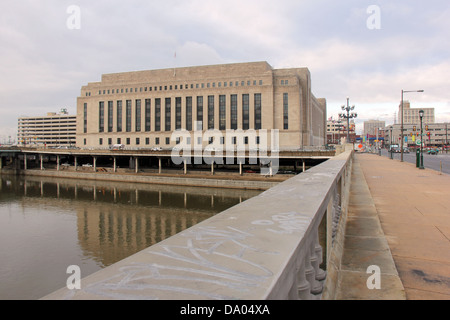 30th Street Station, Pennsylvania größte Bahnhof, Philadelphia. Stockfoto