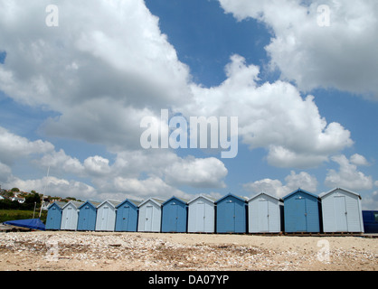 Strand Hütten Charmouth, Dorset Dorset England UK Stockfoto