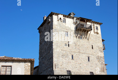 Ouranoupolis alter Turm Stockfoto