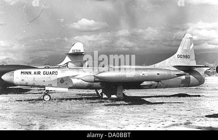 109. Fighter Interceptor Squadron Lockheed F-94C-1-LO Starfire 50-980 Stockfoto