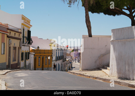 Straße in Algarve, Portugal Stockfoto