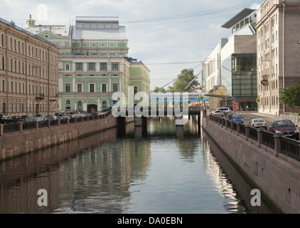 Das Mariinsky Theater, Sankt Petersburg, Russland. Stockfoto