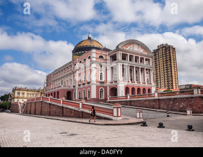 Teatro Amazonas in Manaus, Brasilien. Stockfoto