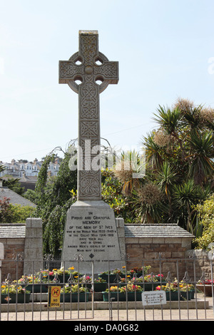 Kriegsdenkmal in St Ives Stockfoto