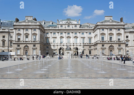 Innenhof im Somerset House in London Stockfoto