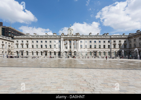 Innenhof im Somerset House in London Stockfoto